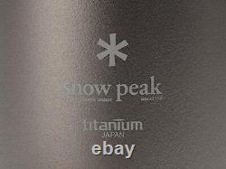 Snow Peak (snow peak) System Bottle Titanium 350 / USA LIMITED ITEM TW-180