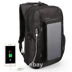 Solar Energy Backpack Fast Charging USB Bag 15.6'' Laptop Travel Business Bags