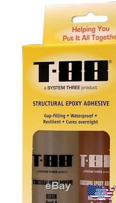 System Three 1100K10 Amber T-88 Kit, 0.5 pint Bottle, New, Free Shipping, New