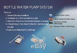TDRFORCE Bottled Water Dispensing Pump System with Single Inlet 120v AC US for 5