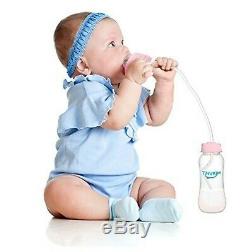 Tinukim Hands Free Baby Bottle Anti-Colic Nursing System, 9 Ounce Set. NEW