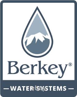 Travel Berkey Water System + 2 Berkey PF-2 Fluoride + FREE Berkey Sport Bottle