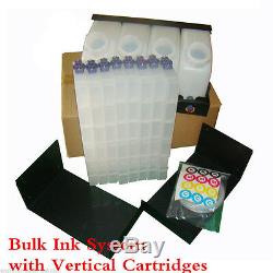 US Roland RA-640 Bulk Ink System Vertical Cartridges 4 Bottles, 8 Cartridges