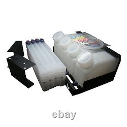 US Stock Clearance Roland Mimaki Bulk Ink System 4 Bottles and 4 Cartridges