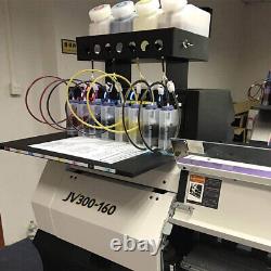 USA Bulk Continuous Ink System for Roland XF-640/XR-640 8 Cartridges 4 Bottles