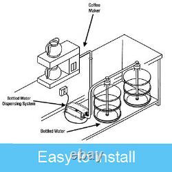 VEVOR Water Dispensing System 20 ft 115V AC for 5 Gallon Bottle, Doubel Inlet