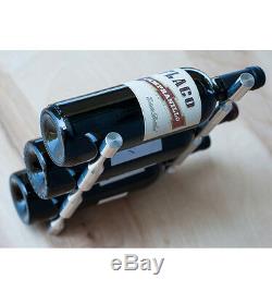 Vino Pin Modern Wine Rack System Mounts to any surface (Holds 1-3 bottles)