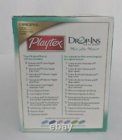 Vintage Playtex Drop-ins System Bottle Original Gift Set. Open Box