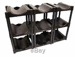 Water Bottle Storage Rack Shelf System Stand 3 Tier 5 Gallon Display Office Home