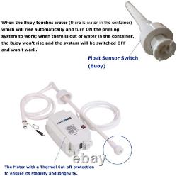 Water Dispenser 5 Gallon Bottle Water Pump System 60PSI for Fridge Ice Maker Fau
