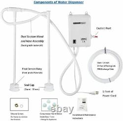 Water Pump for 5 Gal Bottle Water Dispenser Pump System 110V Classic Dual Inlet