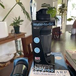 Water To Go Filtration System-2 Units And Two Extra Filters. BRAND NEW