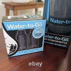 Water To Go Filtration System-2 Units And Two Extra Filters. BRAND NEW