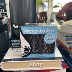 Water To Go Filtration System-2 Units And Two Extra Filters. BRAND NEW