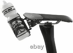 XLAB Delta 400 Black Saddle mounted Single bottle system with cage mount and cage