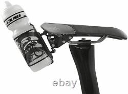 XLAB Delta 400 Black Saddle mounted Single bottle system with cage mount and cage