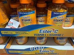 (34 Bouteilles), Ester-c Vitamine C 1000mg (180 Comprimés), Exp 2025/ma