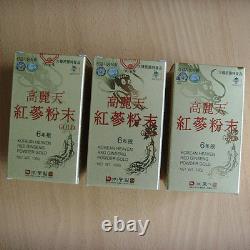 6 Ans Korean Heaven Red Ginseng Powder Gold (100g3bottles)/aphrodisiaque Herb