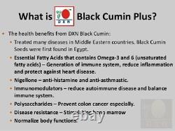 6 Bouteilles DXN Black Cumin Plus 90 Capsules Nigella Sativa Black Seed Immunity