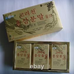 6-ans Korean Red Ginseng Powder Gold (100g3bottles) / Boost Immunité