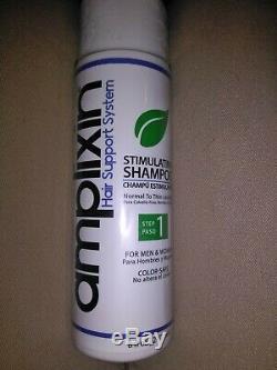Amplixin Shampooing Stimulant Système De Soutien Des Cheveux Nouveau Etanche Bouteille 8oz