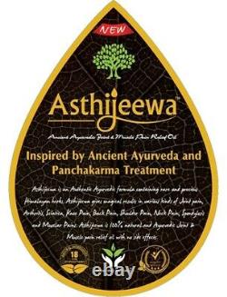 Asthijeewa Rhumatisme Arthrite Arthrose Muscle Relief Pain Herbal 400ml Bouteille D'huile