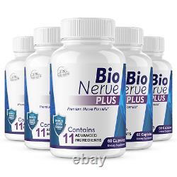 Bio Nerve Plus Premium Nerve Formule 5 Bouteilles 300 Capsules
