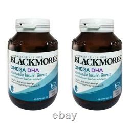 Blackmores Omega Dha 1000mg Dietary Supplément 60 Capsules Pack De 2 Bouteilles