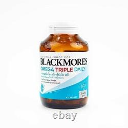 Blackmores Omega Triple Daily 1500mg Supplément 60 Capsules Pack De 2 Bouteilles