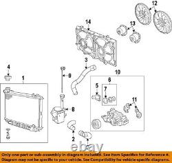 Bouteille de trop-plein de liquide de refroidissement Chevy Ss 2014-2017 Nouveau OEM Gm 92164620