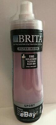 Brita Sport Bouteille De Filtration D'eau Système With1 Filtre Sans Bpa, New Sealed 20 Oz