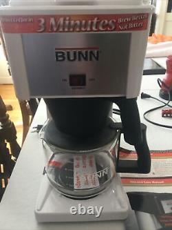 Bunn Grx-withgrw 10 Tasse Velocity Brew Cafetière White Brewer New Unused No Box