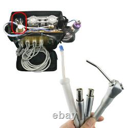 Denshine Portable Dental Air Compressor Suction System 3way Syringe Drain Biberon