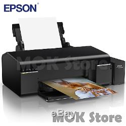 Epson L805 Imprimante À Jet D'encre Pour Système D'alimentation En Encre Continue Avec Bouteilles D'encre De 70 ML X 6