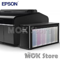 Epson L805 Imprimante À Jet D'encre Pour Système D'alimentation En Encre Continue Avec Bouteilles D'encre De 70 ML X 6