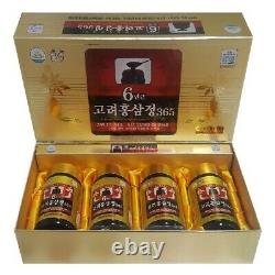 Express Korean Red Ginseng 6 Years Extract Root 240g 4 Bouteilles Saponin Panax