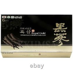 Extrait de ginseng noir coréen Royal gold 960g (240g x 4 bouteilles) Ginseng noir.