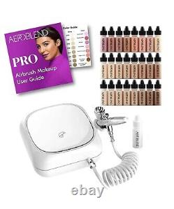 Kit de démarrage pour maquillage PRO Système de maquillage aérographe cosmétique professionnel 28 couleurs