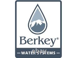 Kit de filtration d'eau Go Berkey - Comprend une bouteille de sport - Filtre noir - Amorceur