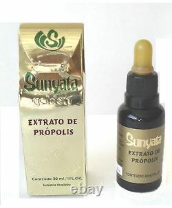 Lot 6 Sunyata Bouteilles D'extrait De Propolis D'abeille Verte Brésilienne 6x30ml 1oz