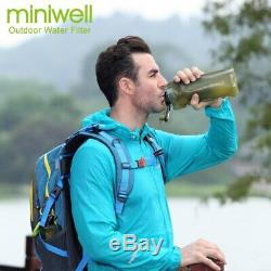 Miniwell Nouveau Système De Filtration Conception De Camping Avec Bouteille Pliable Eau Pour