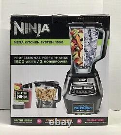 Ninja Mega Kitchen System 1500 Professional Blender Food Processor (bl770) Nouveau