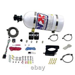 Nitrous Express Ls 78mm 3-bolt Assiette Nitrous 50-350hp Avec Bouteille De 10lb 20935-10