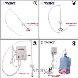 Pompe de distribution d'eau de 5 gallons automatique pour bouteille de cruche électrique