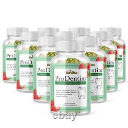 ProDentim Probiotiques Oraux Avancés - Réparation des Dents et des Gencives - 10 Bouteilles - 600 Gélifiés