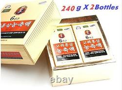 Pur 100% Coréen 6 Ans Extrait De Ginseng Rouge 240g 2 Bouteille (480g) Anti Vieillissement