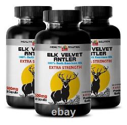 Récupération Du Système Immunitaire Elk Velvet Antler Femelle Libido Naturel 3 Bottle 90c