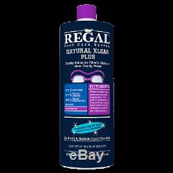 Regal Pool Care Système Naturel Klear Plus Supplément De 12 Cas, 1 Bouteilles Quart