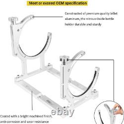 Support de bouteille unique en aluminium pour oxyde nitreux (NOS)