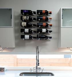 Système De Casier À Vin Moderne Vino Pin S'installe Sur N'importe Quelle Surface (peut Contenir De 1 À 3 Bouteilles)